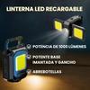 Bright COB Keychain Flashlight,Rechargeable Mini Work Light Magnetic Portable Pocket Lamp for Camping Fishing Hiking Emergency