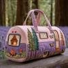 Borsa da Viaggio Stampa Digitale 3D in Spugna per Autobus a Corto Raggio con Tessuto in Poliestere per Viaggi di Piacere