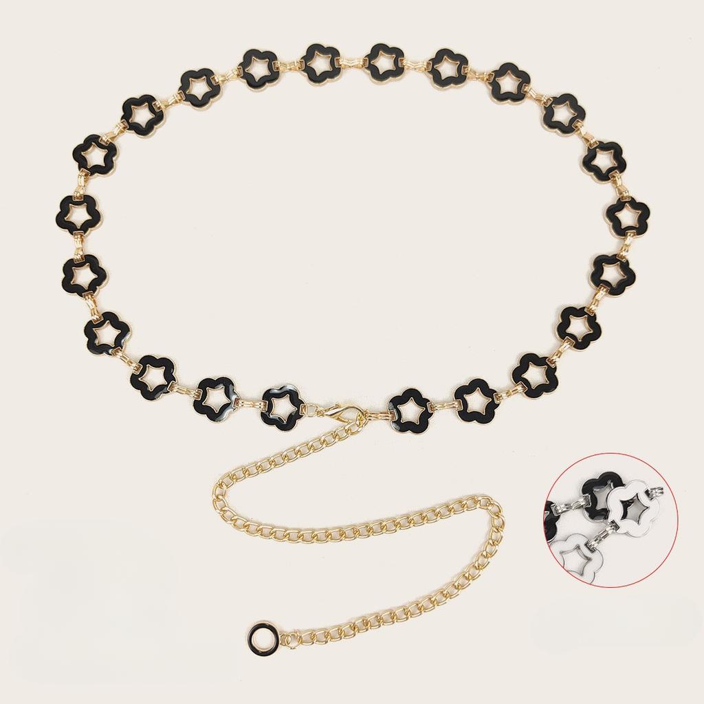 Temperament High-Grade Waist Chain Versatile Fashion Dress Shirt Suit Metal Thin Belt