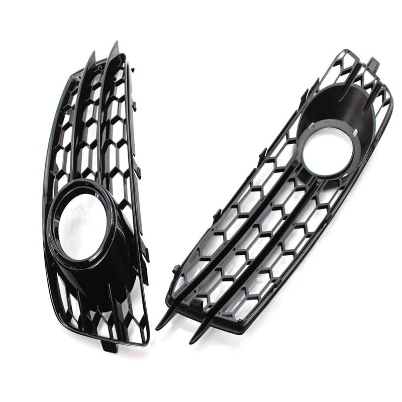 NEW-Front Bumper Fog Light Cover Racing Grille For A3 Sport 2008-2012 8P0807682M 8P0807681M 8P0807681Q
