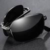 Metal fashion high-end sunglasses men's sunscreen sunglasses women's folding sense of radiation protection experts explosion