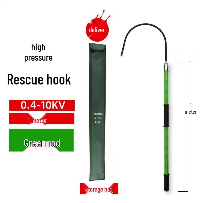 High Voltage Insulated Rescue Hook