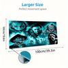 Horror Halloween Color Mouse Pad Large Gaming Table Cushion Non-slip Laptop Tablet Big Mousepad XXL Mat Mini PC Playmat With Lock edge