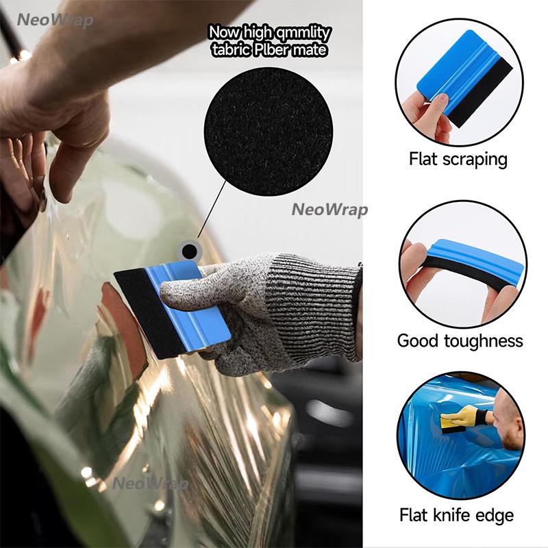 Vinyl Wraps Applicator Tool Kit Window Tint Film Car Wrapping Tools Felt Squeegees Windshield Plastic Scraper Wrap Knife Blade