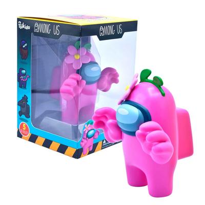 Just Toys LLC Among Us Collector Figure and (Pink Flower)