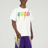 GUCCI T Shirts Men's Ecru Crew Neck Moderate 616036-XJFF9-9095