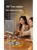 Adjustable 360° Rotating Laptop Stand with Cooling Base