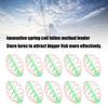 10PCS Metal Fishing Feeder Lightweight Bait Thrower Portable Carp Fishing Feeder  Fishing Tackle