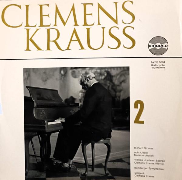 

LP Record RICHARD STRAUSS CLEMENS KRAUSS Metamorphoses Eight Songs AVRS5034 Amadeo Classical Used