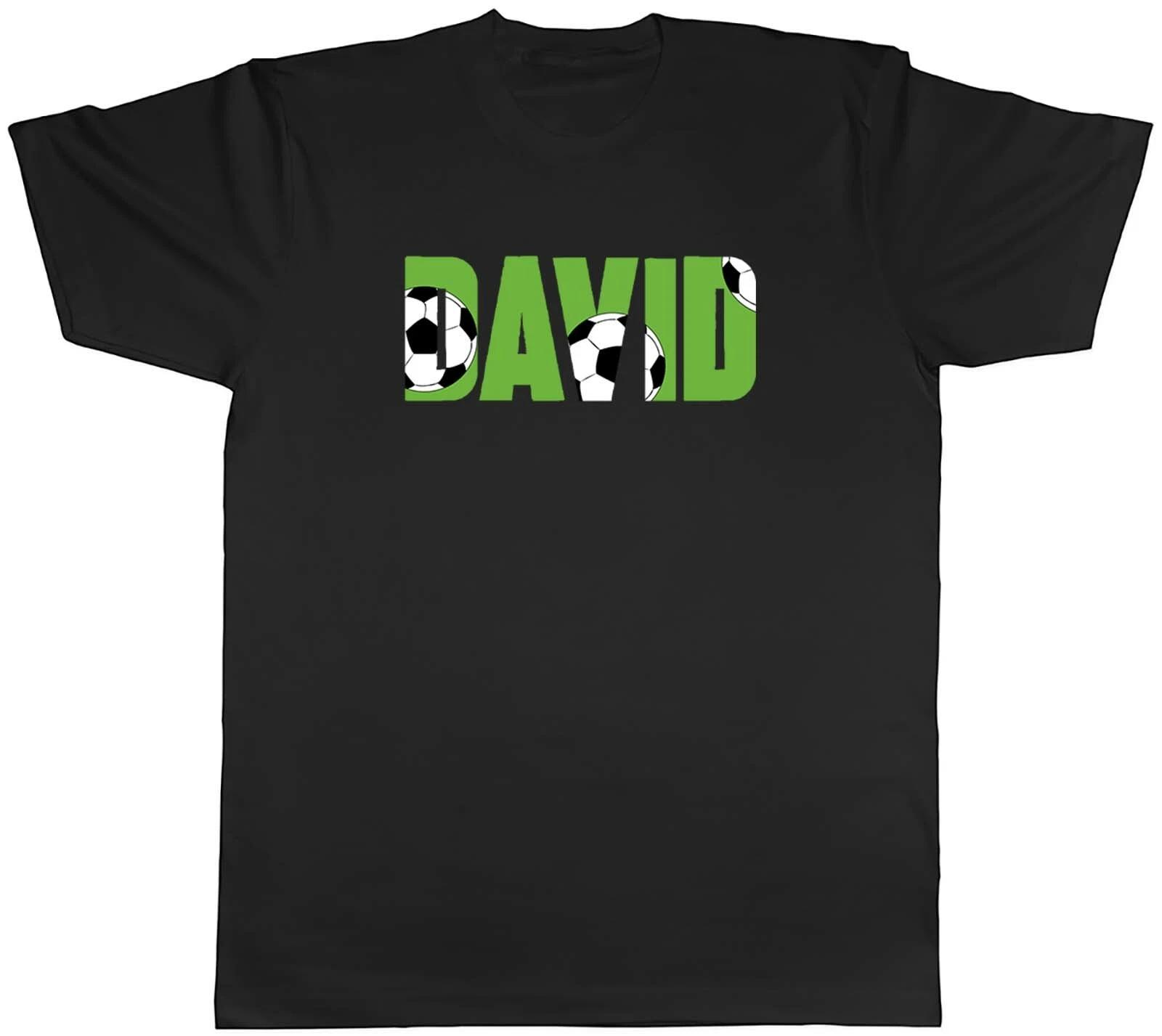 Personalised Football Print Pattern Sports Mens Unisex T-Shirt Tee Gift XXL