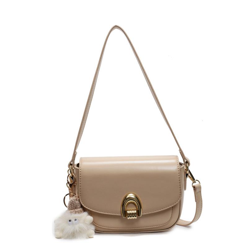Hot Sale French Retro Casual Simple Style Saddle Bag Temperament Versatile Women's Commuter Shoulder Crossbody Bag