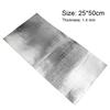 25x50Cm Car Heat Protection Film R Car Heat Sound Insulation Mat Auto Heat Shield Insulation Engine Film Wrap