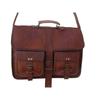 Messenger Bag Attache Satchel Vintage Leather Briefcase Mac Book Bag Laptop