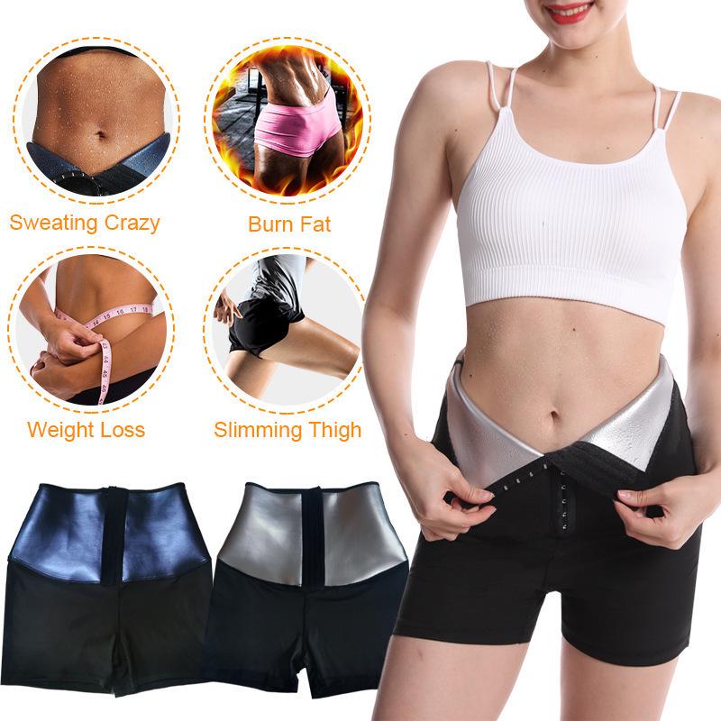 Women's High-Waist Tummy Control Sweat Pants with Hip-Lifting and Row Button Design