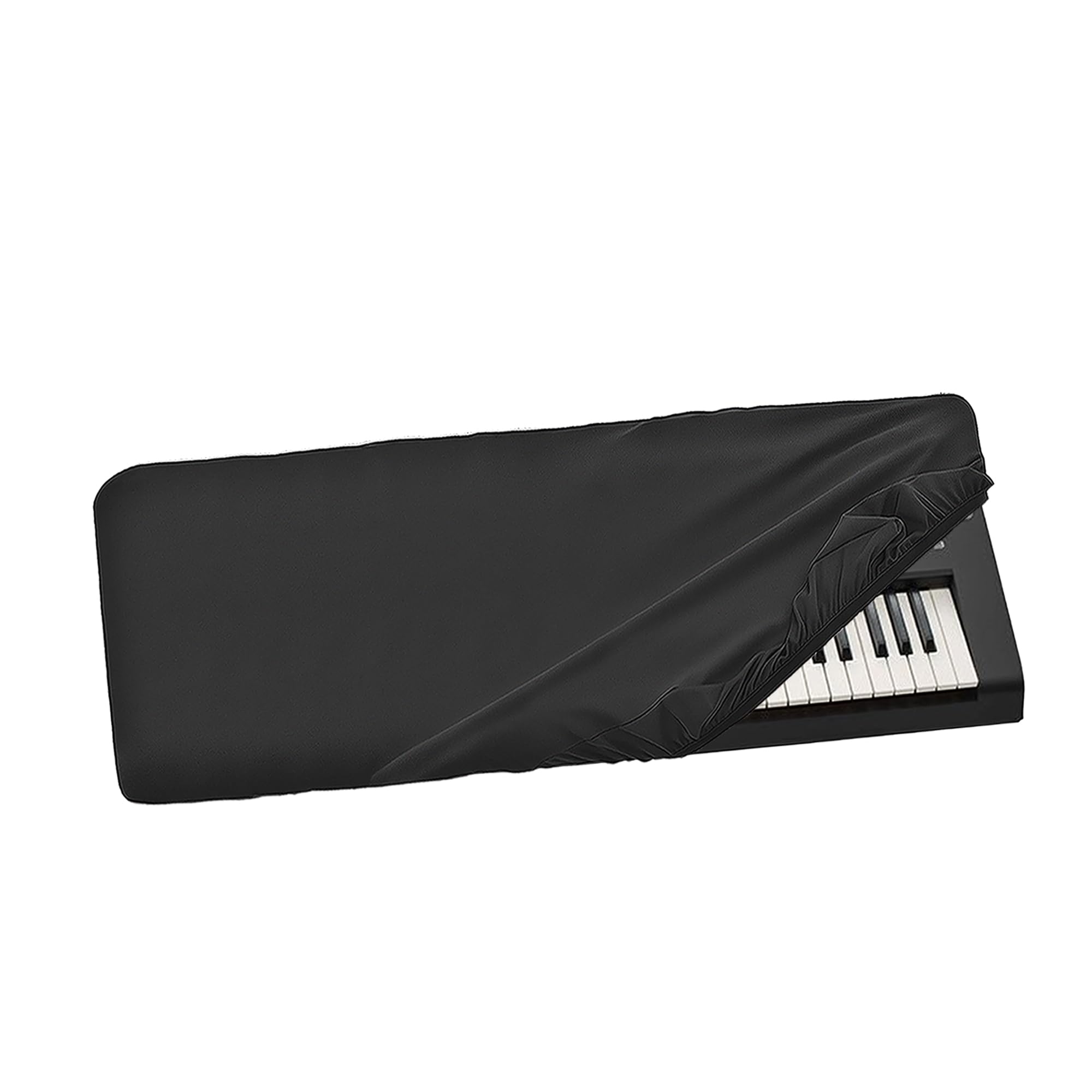 

Musiin Piano Keyboard Dust Compatible with Yamaha KORG Pa Pa Pa Premium Chinlon and Soft Touch Fit Design 61-Key Cover, PSR-E473, PSR-SX600, EK-50, чорний