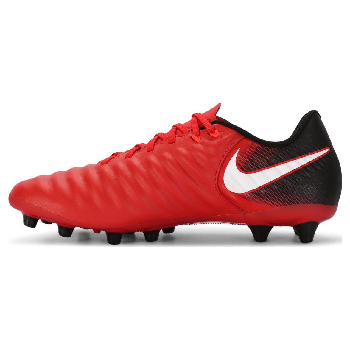 

Nike Tiempo Ligera 6 Удобные Универсальные AG (Резиновые короткие шипы) Футбольные бутсы с амортизацией Мужские футбольные бутсы Красные AH4036-610 44