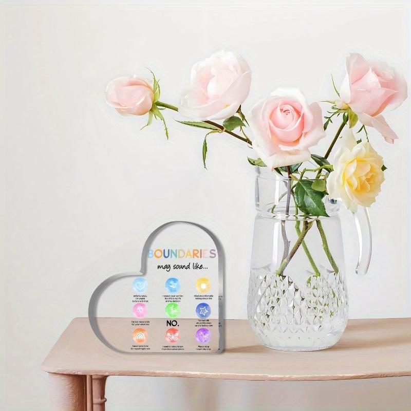 Growth Mindset Therapy Heart - Mental Health Gift for Counselors & Students