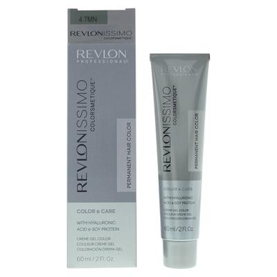 Revlon, Revlonissimo Colorsmetique, Permanent Hair Dye, 4.7MN Medium Brown, 60 Ml