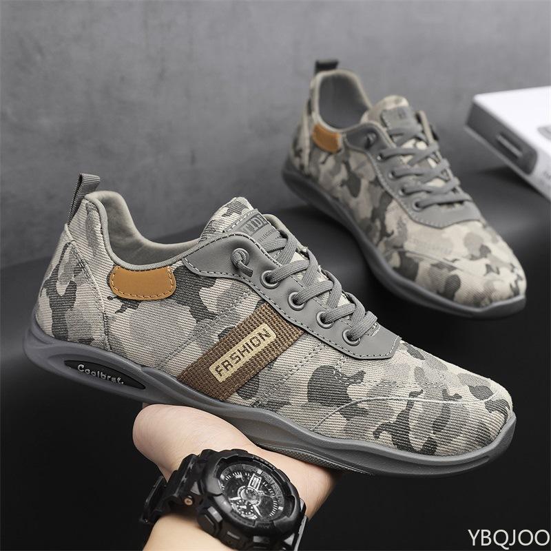 Leisure Comfortable Spring Autumn New Men's Shoes Breathable Canvas Shoes Fashionable Versatile Men's Shoes