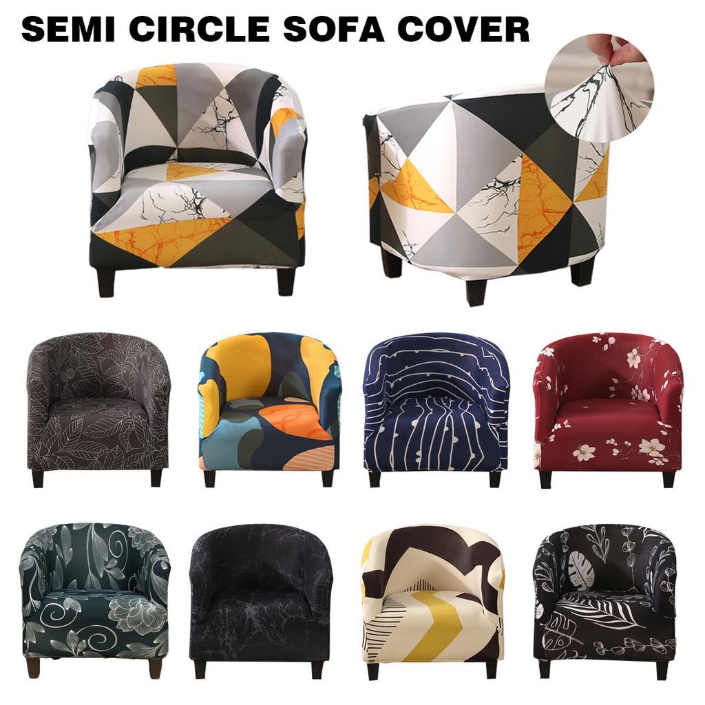 Buy Tub Chair Covers Stretch Jacquard Sofa Slipcover Washable Armchair