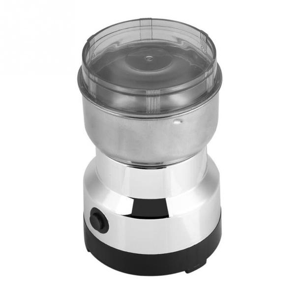 Elektrische Kaffeebohnenmühle aus Edelstahl für Zuhause und Küche, 220 V, EU/AU/UK/US