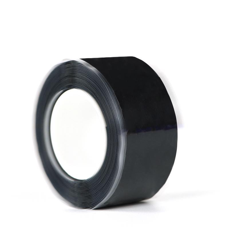 Black Self-Fusing Silicone Tape Cinta Impermeable Sellante Leak-stopping Water-stopping Repair Waterproof Sealing TapePinstriping Tape 3