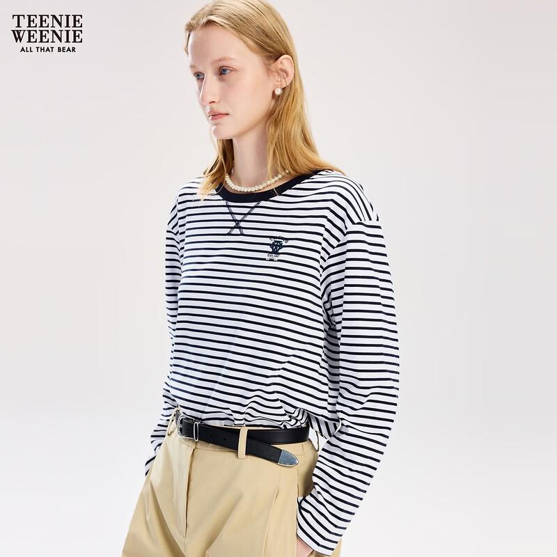 Teenie Weenie Women's Embroidered Long-Sleeve T-Shirt