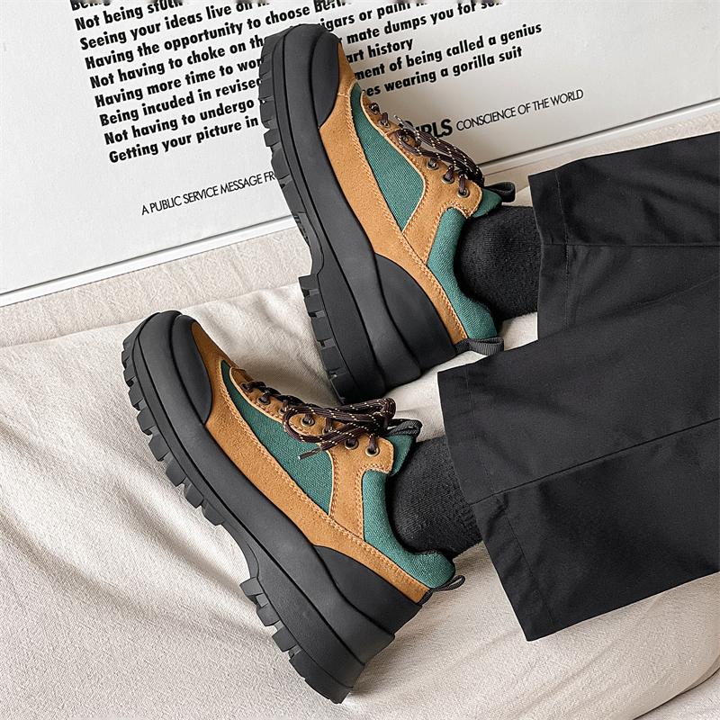 Outdoor leisure shoes Luxury designer style leisure sports Traveling outside High quality youth shoes Thick soled Hot New