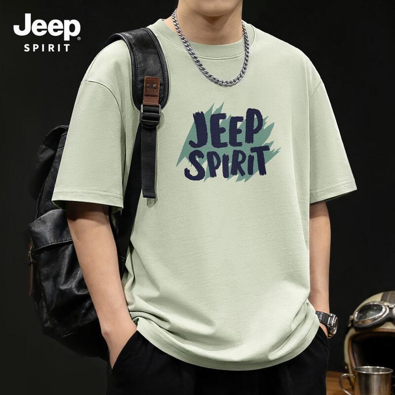 JEEP SPIRIT Men s Pure Cotton Short Sleeve T-Shirt 2XL