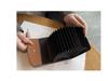Genuine Leather Accordion Card Holder for Women - Compact, Anti-Demagnetization, Multi-Card Slots, Driver's License, Document Organizer