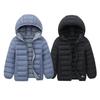 Jungen Leichte Daunenjacke Kinder Mädchen Winter Herbst Baumwollmantel Warme Kapuzenoberbekleidung Teen Sport Freizeitkleidung