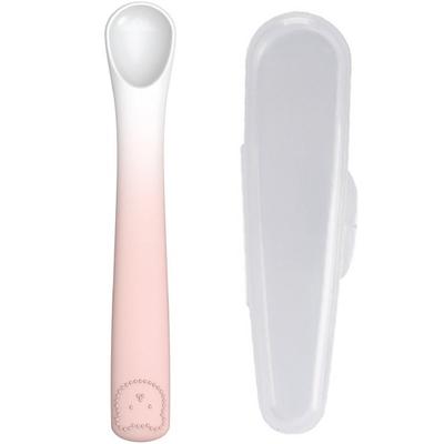 Linguriță termică pentru mâncare bebeluși Daily Like Bonbon Etapa 1, 01 Căpșună, 1 bucată