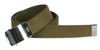 Kajimake Cotton GI Belt for Work and Casual Roller Buckle 32mm Wide Up To Size M Wear, (Silver), (Waist 100cm), Green,