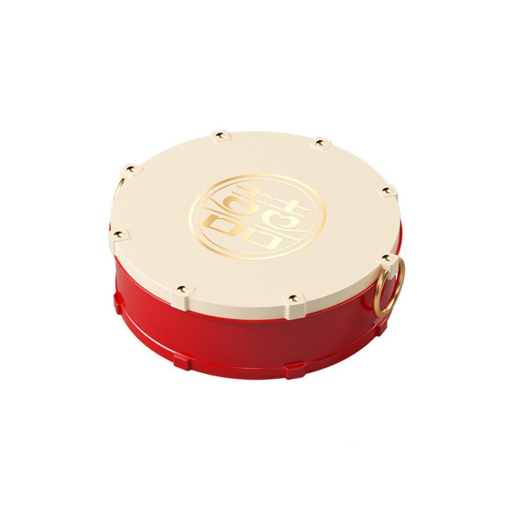 Round Drum Shape Nut Serving Tray Dustproof Fruit Plate  Living Room