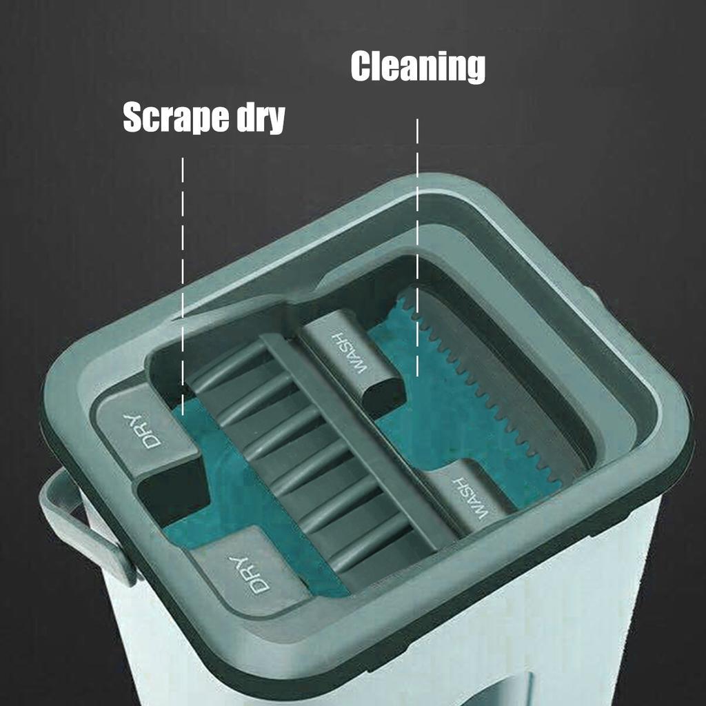 Buy Magic Cleaning Mops Free Hand Mop Bucket Floors Squeeze Lazy Flat