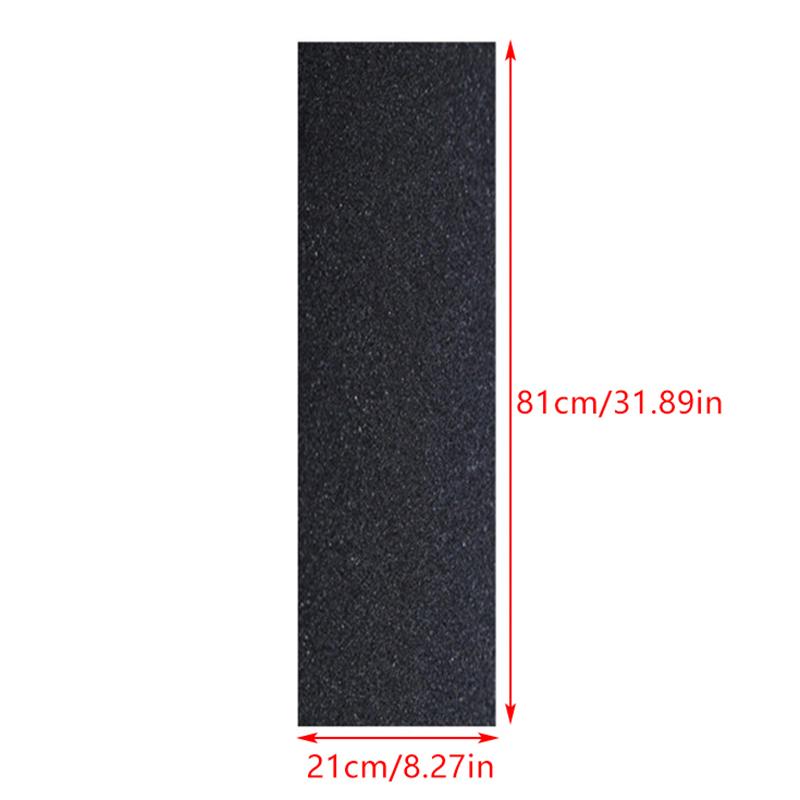 Skateboard Grip Tape Roll Waterproof Skate Board Deck Sandpaper Tape Sheet 81*21Cm Longboard Scooter Grip Tape Accessories