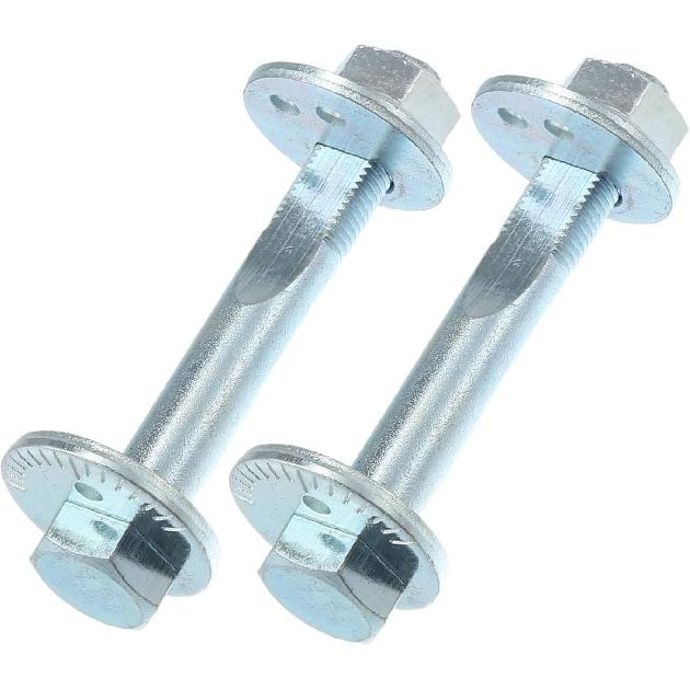 2 Set Eccentric Alignment Camber Bolt for Mitsubishi Lancer 2002-2006 No.MR333373/MB809335 Suspension Control Arm Cam Adjustment Nut Kit Replacement