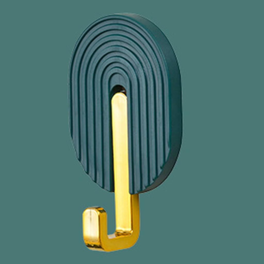 2pcs Towel Hook Self Adhesive Hooks Wall Hooks Stick for Bathroom Kitchen Strong Adhesion High Bearing Capacity Drill