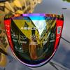 Caldo per LS2 AIRFLOW II Casco Jet Visiere Argentate, per LS2 OF616 Lente Casco, Casco Moto Open Face Lente Colorata