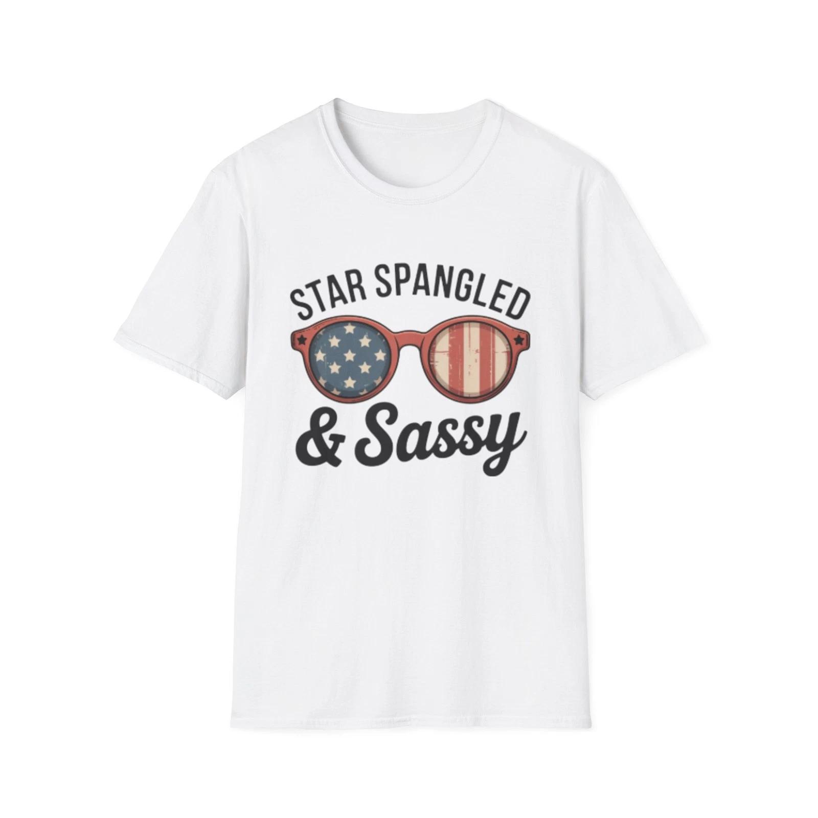 -Star Spangled Sunglasses T-Shirt | Patriotic 4th of July Tee 3XL
