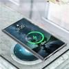For Samsung Galaxy S23 Ultra Clear Case Compatible with MagSafe WANLONFENG LM2 Series Phone Cover (Big Lens Hole)