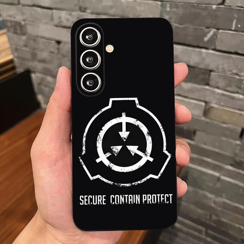 

SCP Foundation Phone Case For Samsung S26 S25 Edge S24 S23 S22 S21 S20 Ultra Plus Fe Galaxy Silicon Cover Galaxy S22