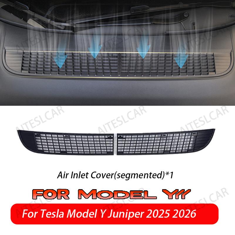 Air Inlet Protective Cover For Tesla Model Y / Y L 2026 Juniper Anti-insect Anti-fouling Front Air-Conditioning Insect-proof Net
