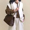 Fashi Shoulder Soft Leather Women's Bag,Large Capacity Hundred Crossbody Tote Underarm Bag, Genuine Leather Women's Bag