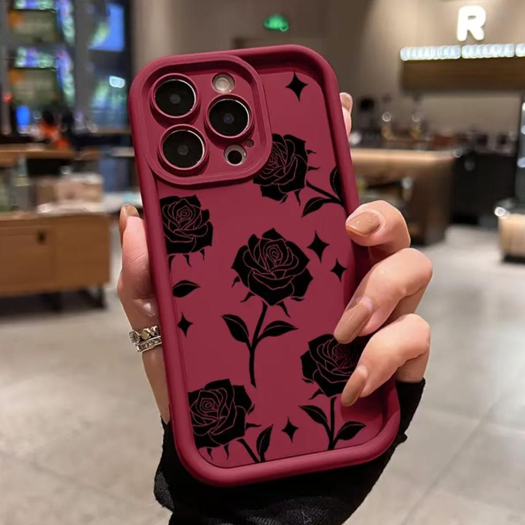 European and American Roses Are Simple and Fashionable for Apple 11/11/11 Pro Mobile Phone Case 11promax Popular 11/11