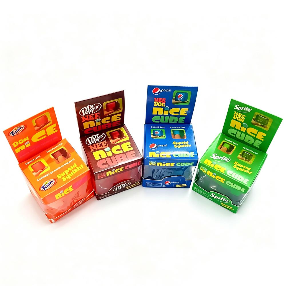 Interesting Toys Schylling Needoh Nice Cube Sensory Fidget Toy Stress Relief Squishy Squeeze Cube Anti-Anxiety Focus Toy For Adults Adhd Autism