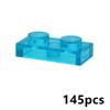 MOC Transparent Bulk Bricks 1x1 2x4 1x4 Clear Building Block Wall Panels and Baseplates