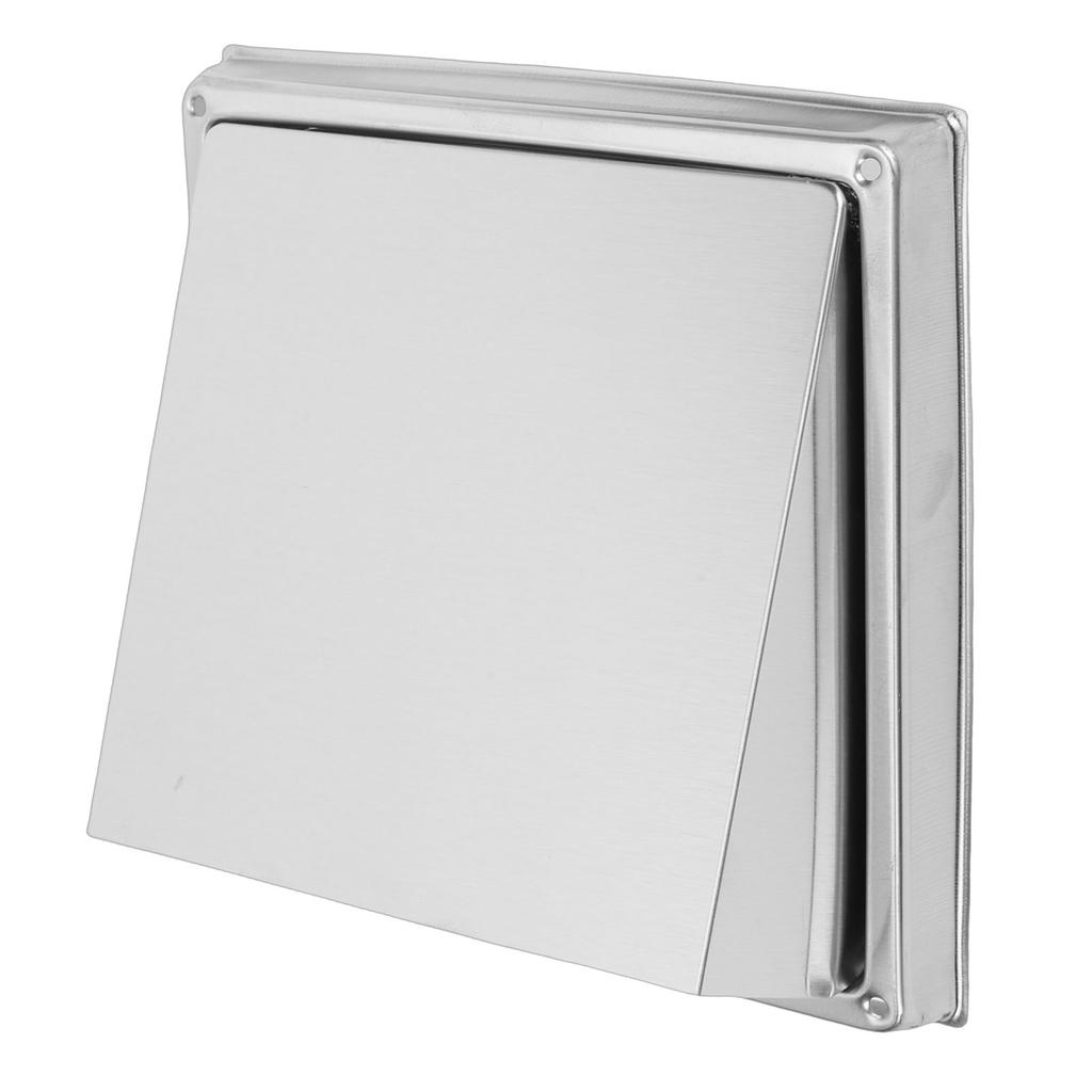 4 Inch Dryer Vent Cover Stainless Steel Exterior Wall Dryer Exhaust Cover with Buffer Plate and Sealing Gasket Grille