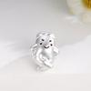 999 Sterling Silver Ginseng Luck Beads for DIY Jewelry with Hand-Woven Rope