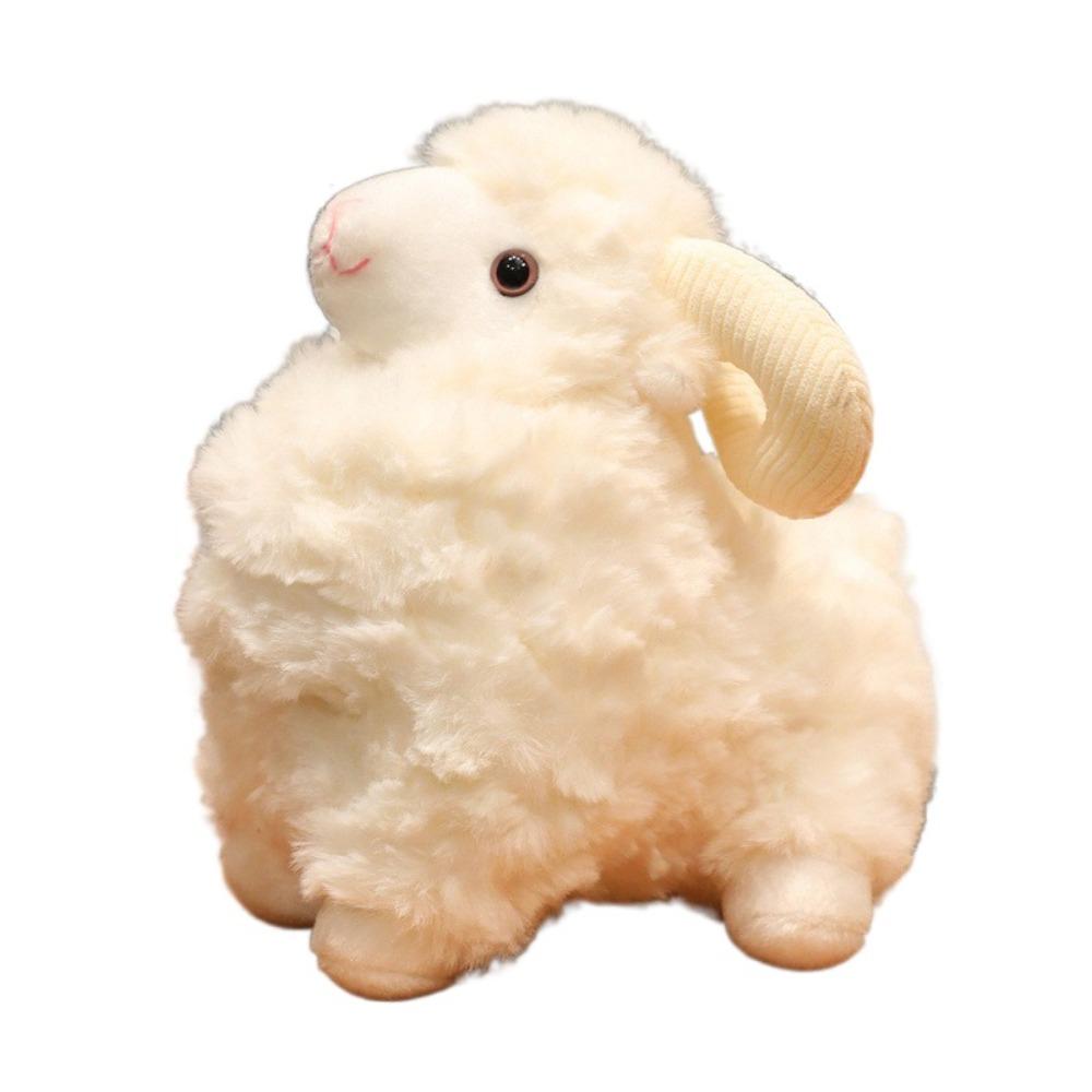 Cartoon Sheep Plush Doll Simulation Animal Fluffty Doll Creative Lamb Plush Toy Birthday Gift